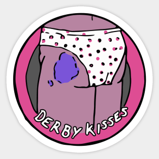 Derby Kisses 1 Sticker